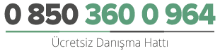 Ücretsiz Danışma Hattı: 0 850 360 0 964 Ücretsiz Danışma Hattı: 0 850 360 0 964